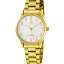 Reloj Marea Mujer con Caja y Brazalete Dorado y Esfera Blanca